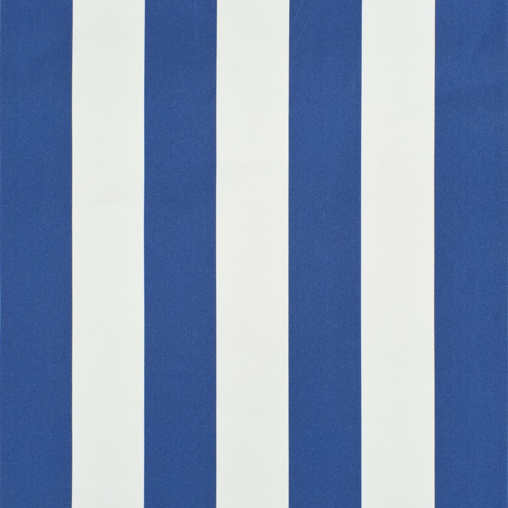 Retractable Awning 150x150 cm Blue and White
