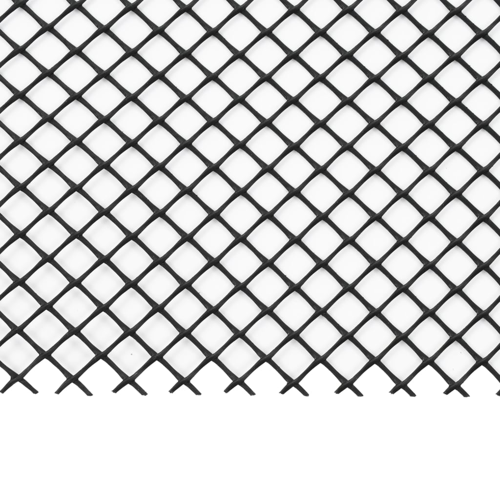 4 Piece Gutter Mesh with Clips HDPE 1.08 ㎡