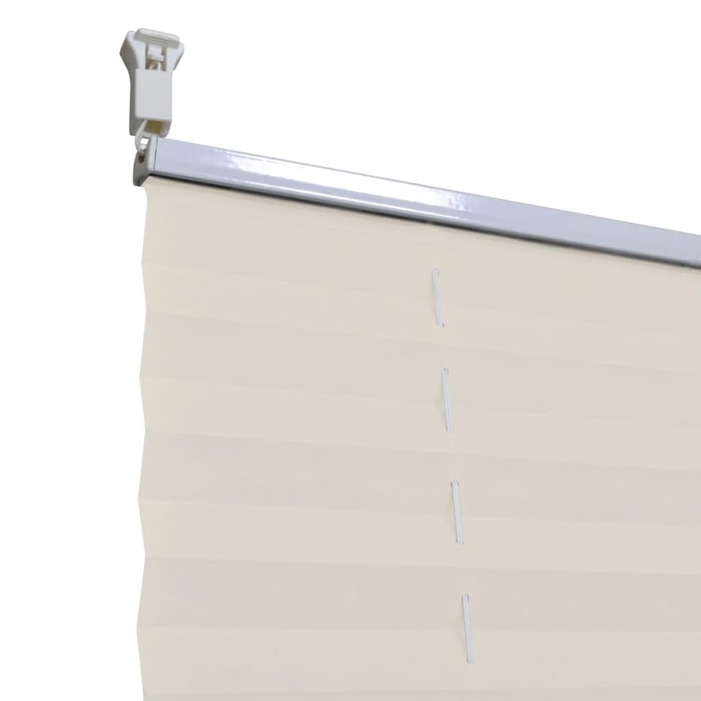 Plisse Blind 80x125cm Cream