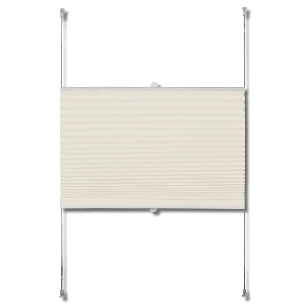 Plisse Blind 110x150cm Cream