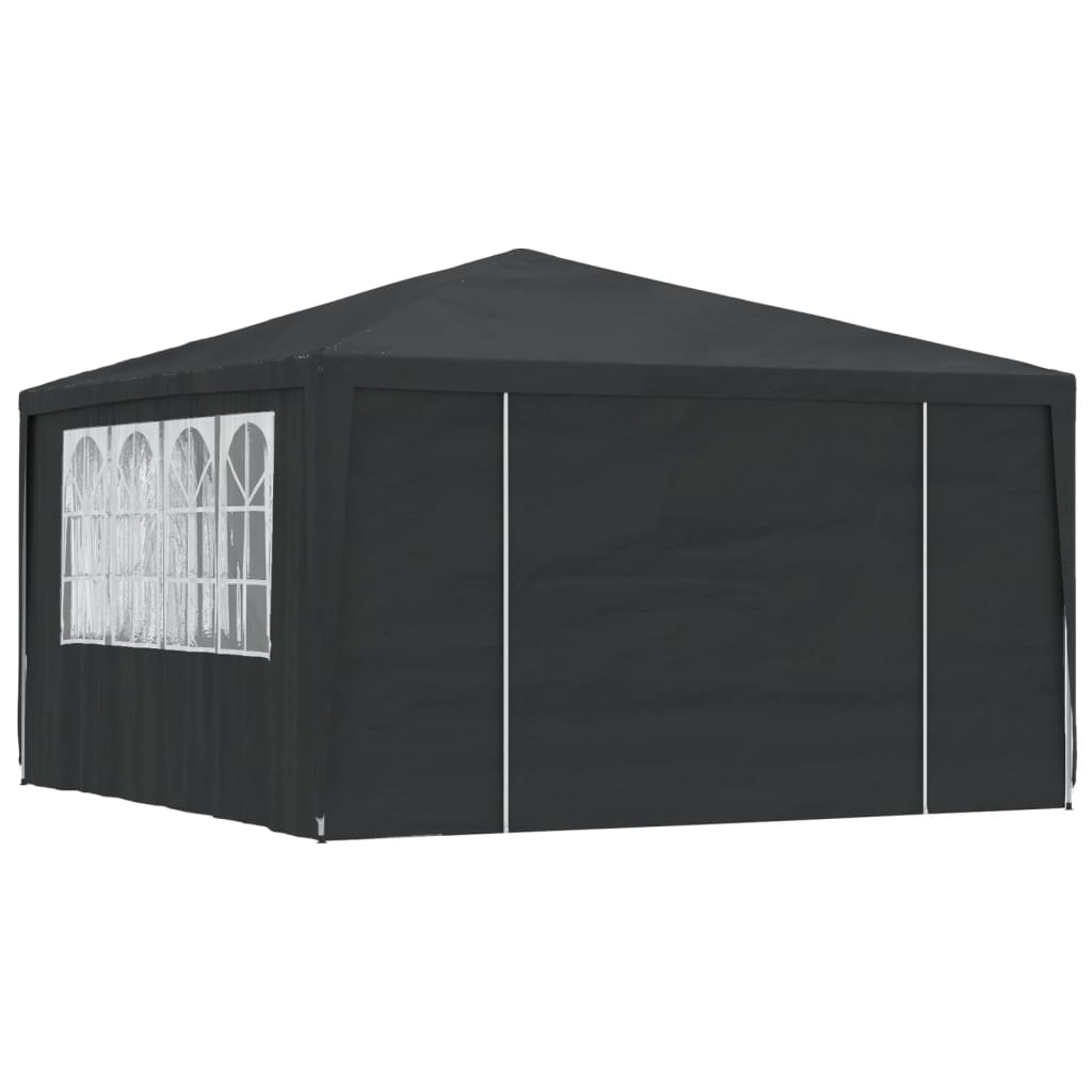 Professional Party Tent with Side Walls 4x4 m Green 90 g/m?