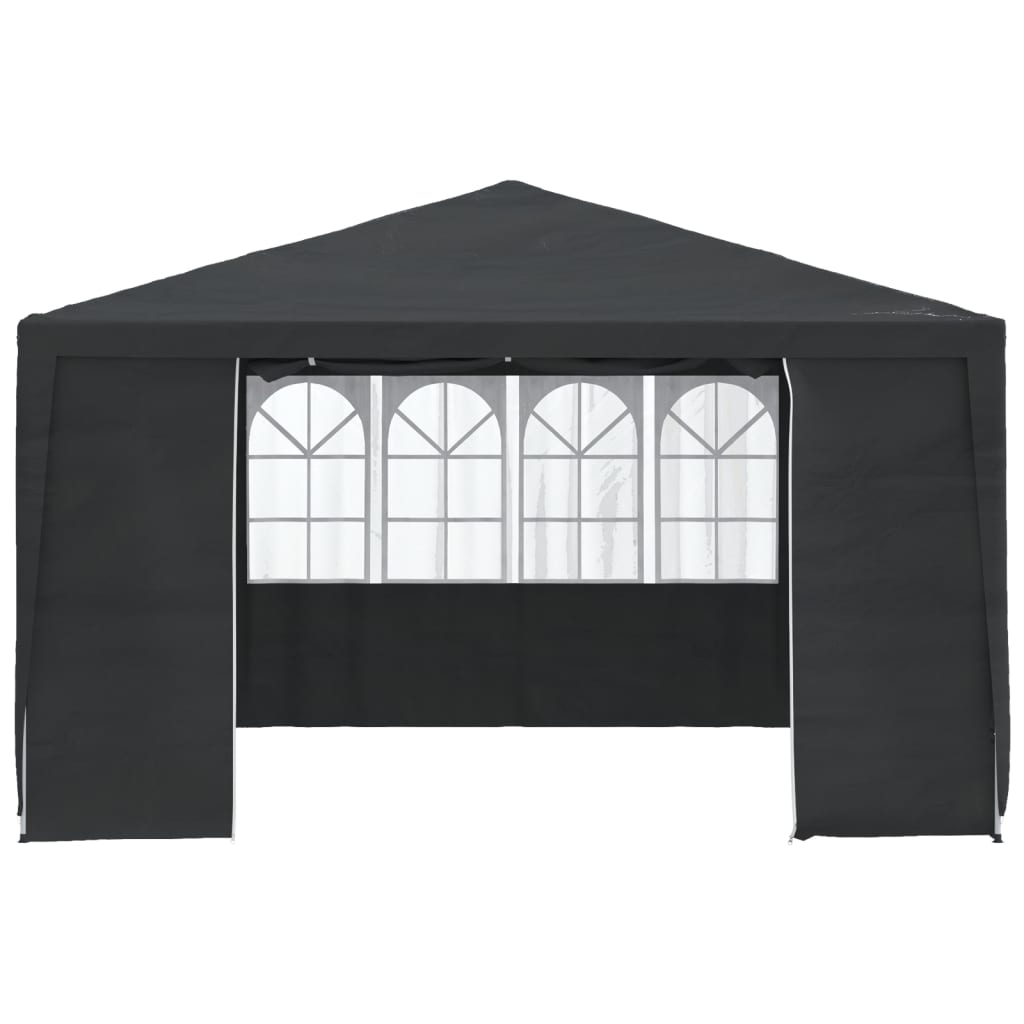 Professional Party Tent with Side Walls 4x4 m Green 90 g/m?