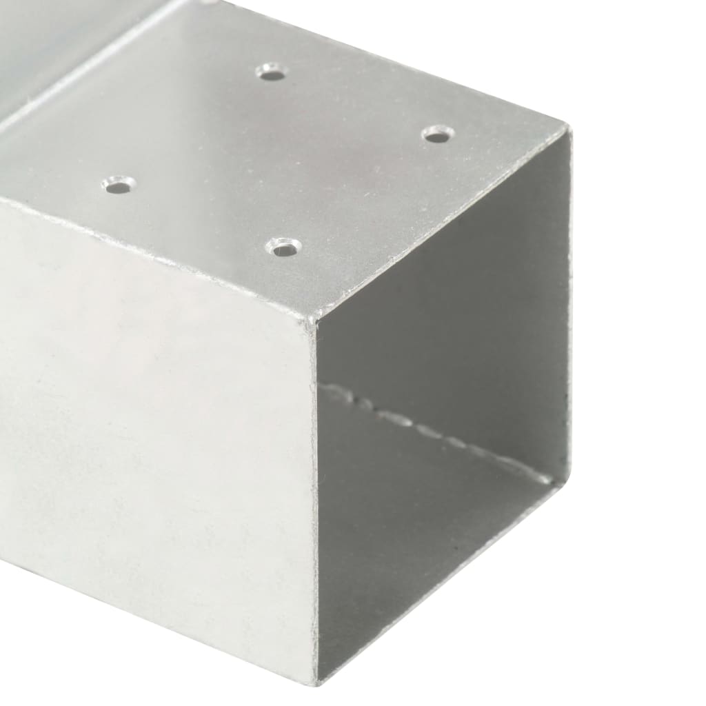 Post Connector L Shape Galvanised Metal 71x71 mm