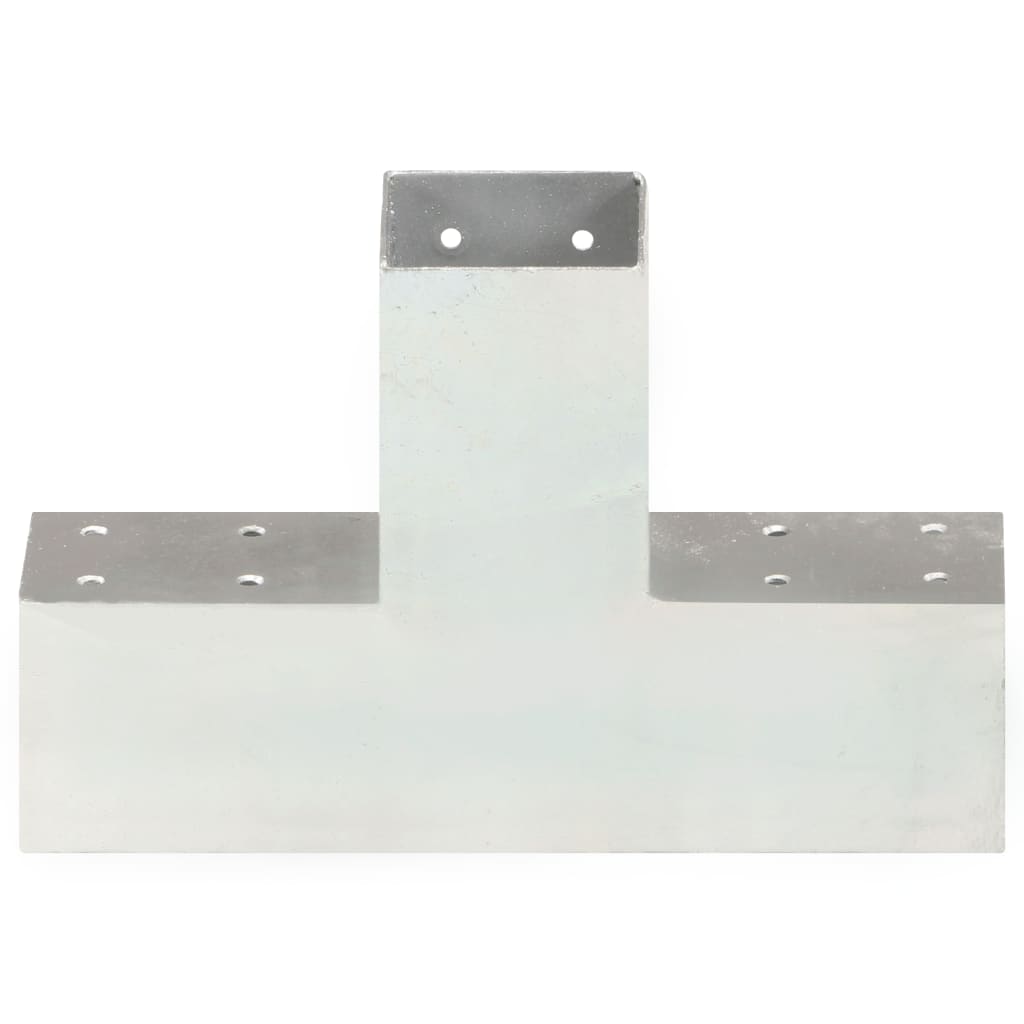 Post Connector X Shape Galvanised Metal 71x71 mm