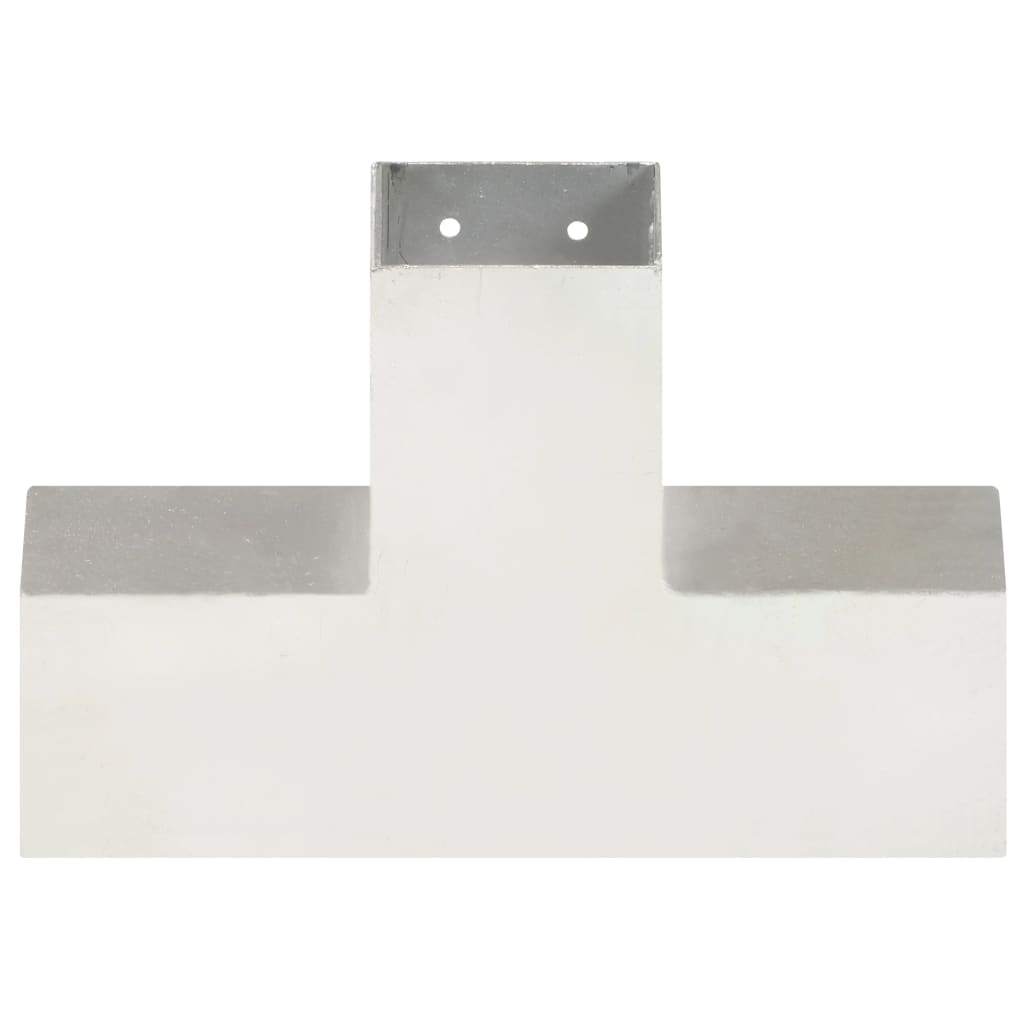 Post Connector X Shape Galvanised Metal 81x81 mm