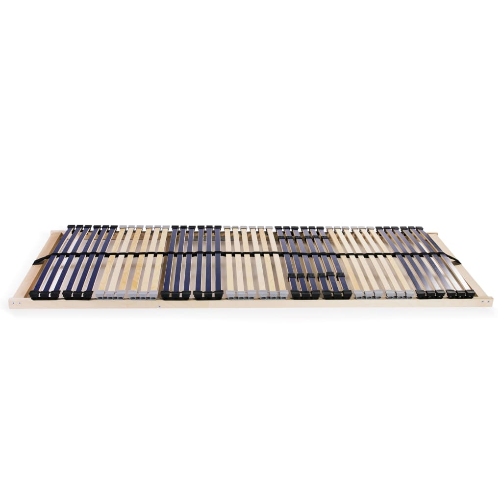Slatted Bed Bases without Mattress 2 pcs with 42 Slats 70x200 cm