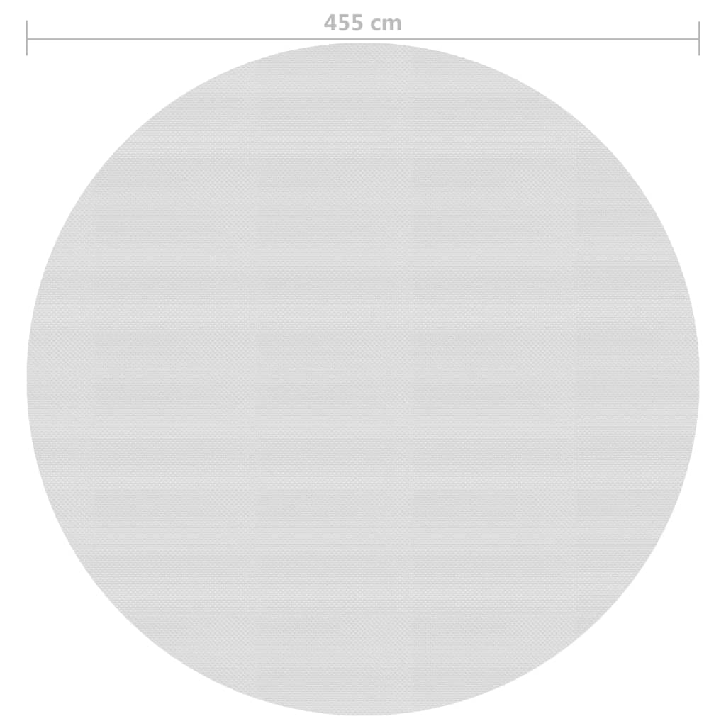 Floating PE Solar Pool Film 455 cm Grey