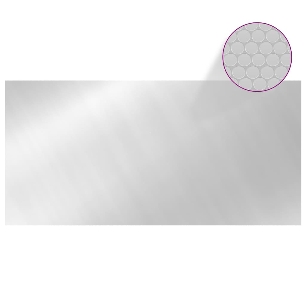 Pool Cover Silver 450x220 cm PE