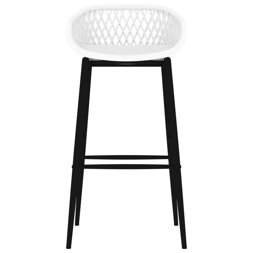 7 Piece Bar Set Black and White