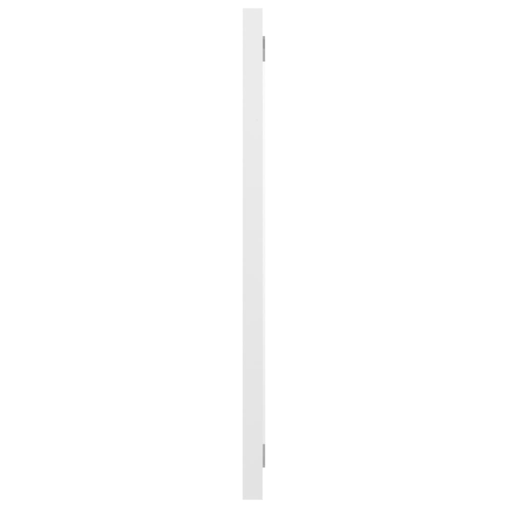 2 Piece Bathroom Furniture Set High Gloss White Engineered Wood