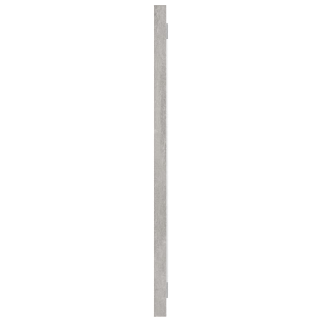 2 Piece Bathroom Furniture Set Concrete Grey Engineered Wood