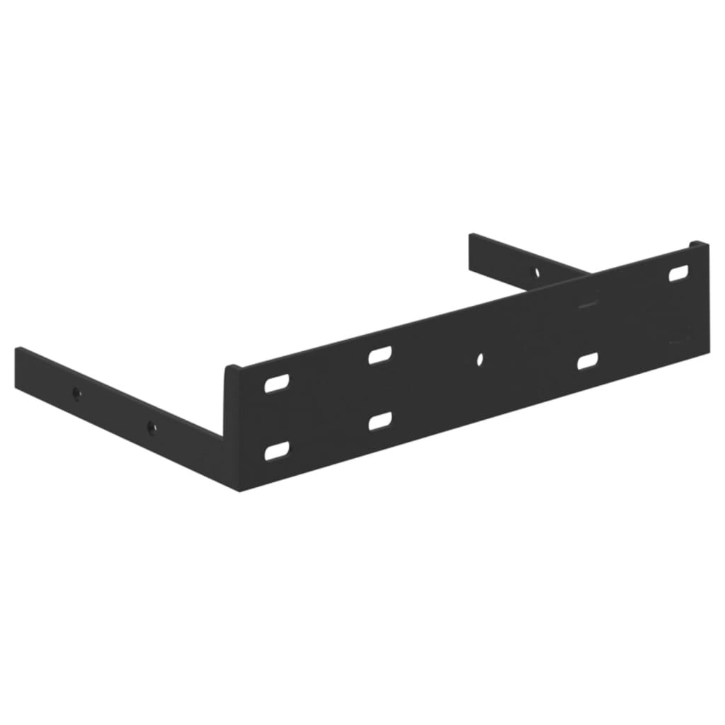 Floating Wall Shelf Concrete Grey 23x23.5x3.8 cm MDF