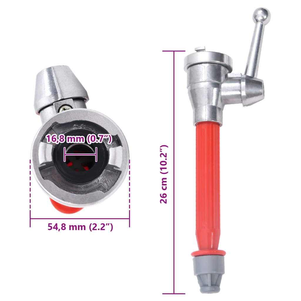 Fire Hose Nozzle with D Coupling