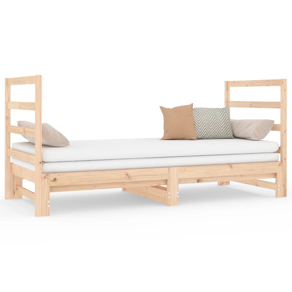 Pull-out Day Bed without Mattress 2x(90x190) cm