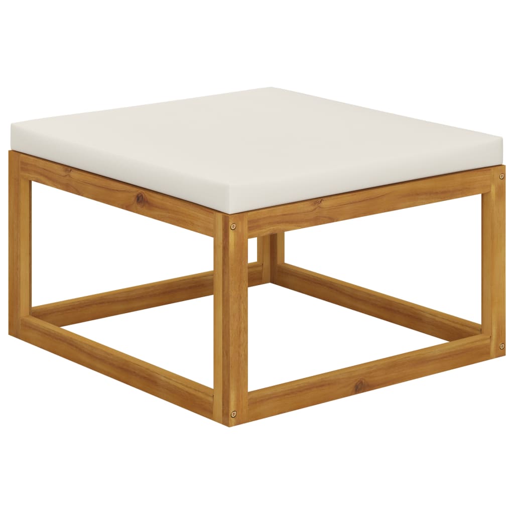 3 Piece Garden Lounge Set with Cushions Solid Wood Acacia