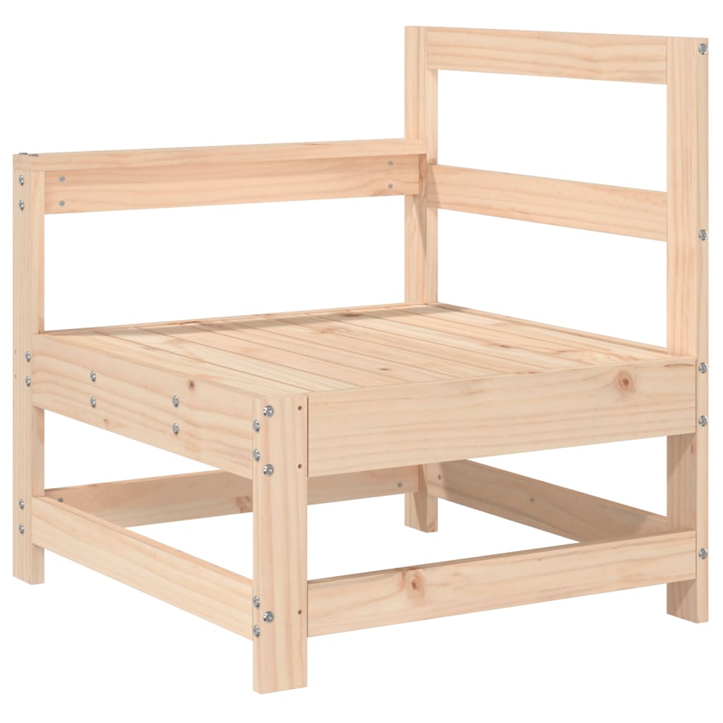 4 Piece Garden Lounge Set Solid Wood Pine
