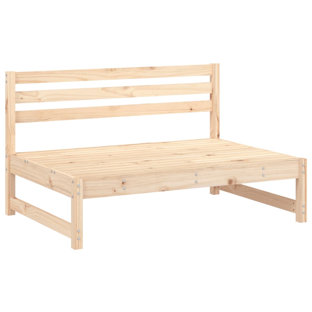 6 Piece Garden Lounge Set Solid Wood Pine