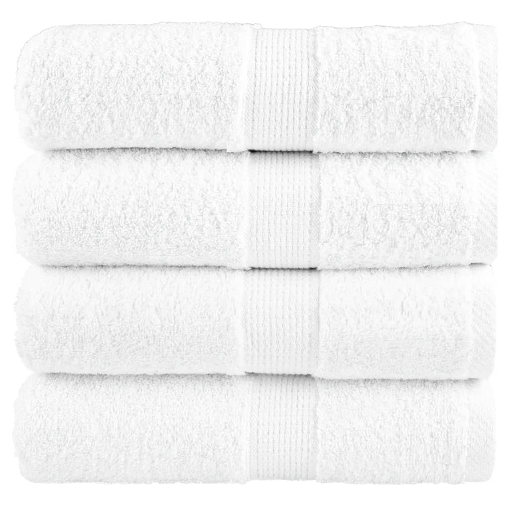 Premium Wash Towels SOLUND 4pcs White 30x30cm 600gsm