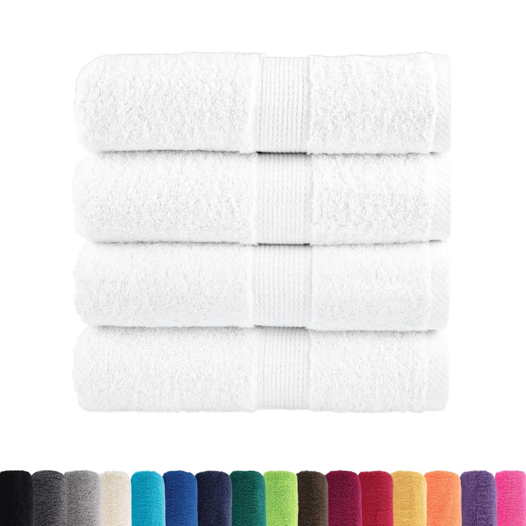 Premium Wash Towels SOLUND 4pcs White 30x30cm 600gsm