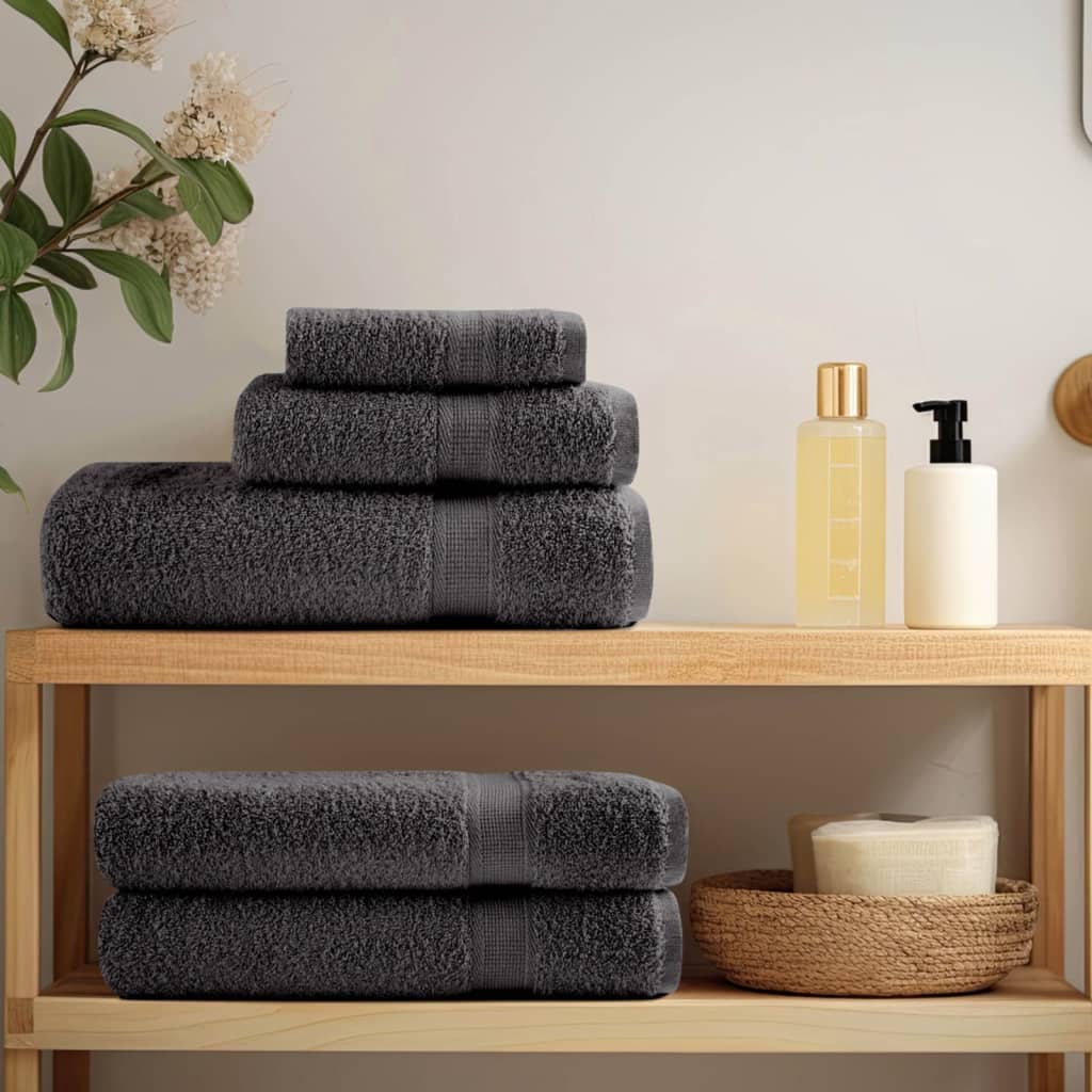 Premium Wash Towels SOLUND 50pcs Anthracite 30x30cm 600gsm