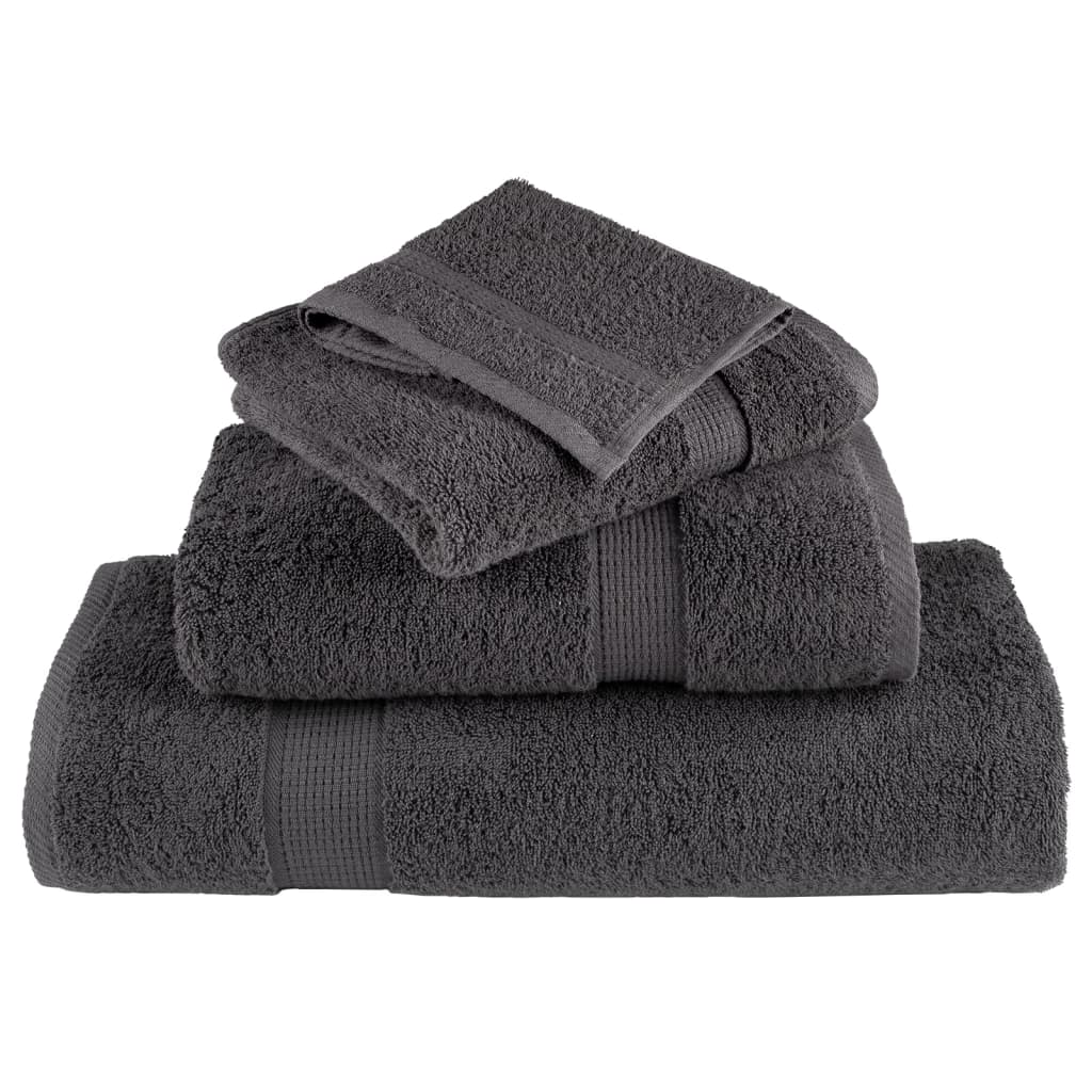 Premium Wash Towels SOLUND 50pcs Anthracite 30x30cm 600gsm