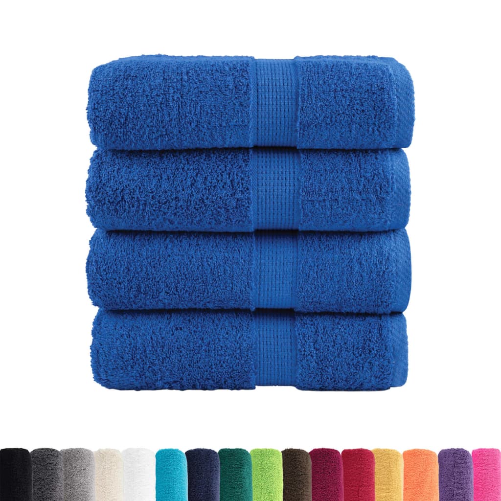 Premium Wash Towels SOLUND 4pcs Blue 30x30cm 600gsm