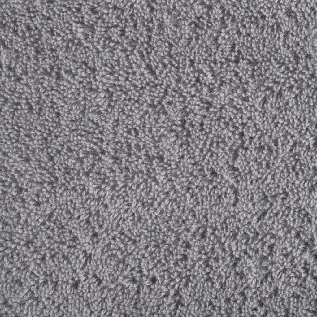 Premium Towels SOLUND 2pcs Grey 100x200cm 600gsm