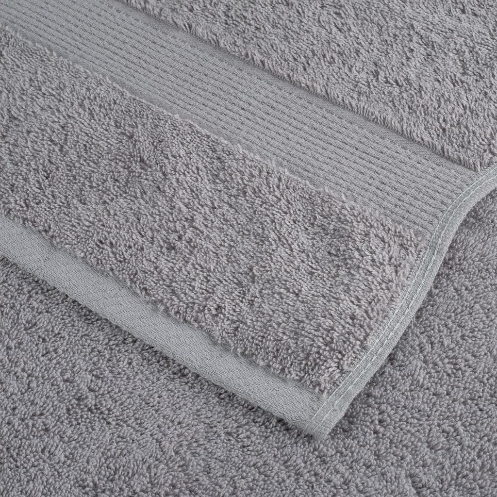 Premium Towels SOLUND 2pcs Grey 100x200cm 600gsm