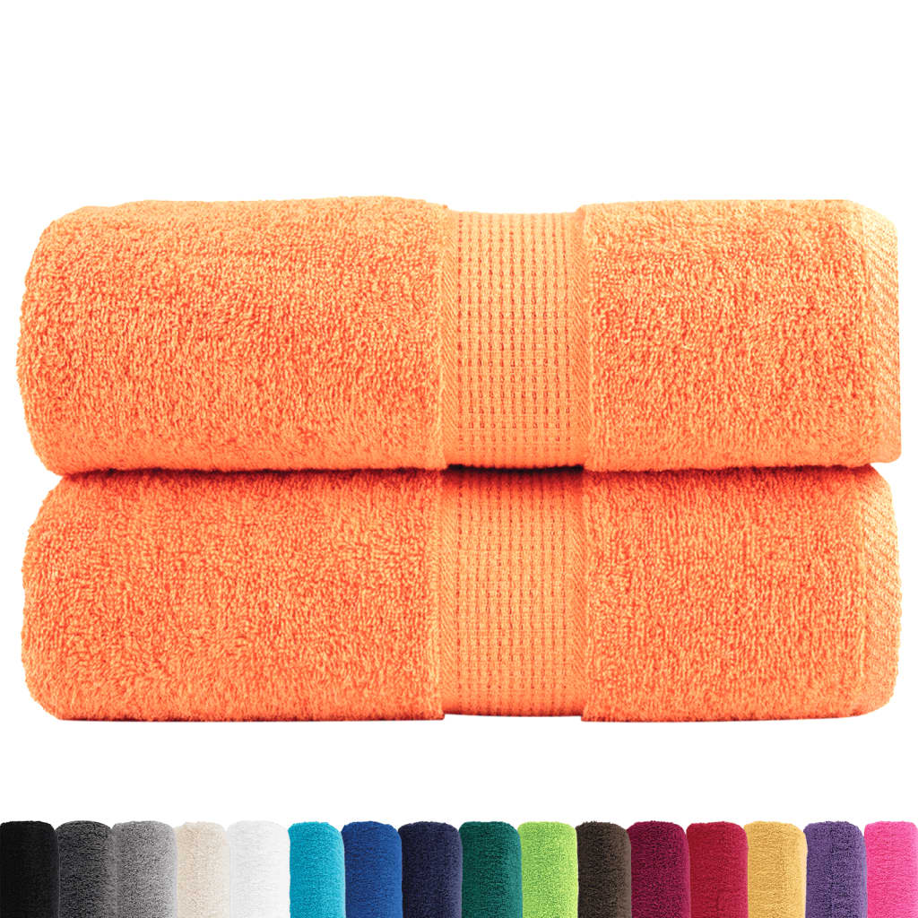 Premium Wash Towels SOLUND 2 pcs Orange 30x30 cm 600 gsm