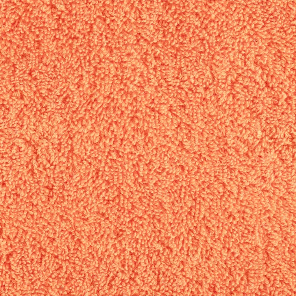 Premium Sauna Towels SOLUND 4 pcs Orange 80x200 cm 600 gsm