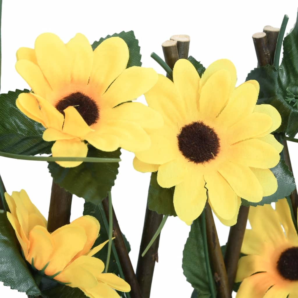 Artificial Ivy Trellis Expandable Yellow 180x20 cm
