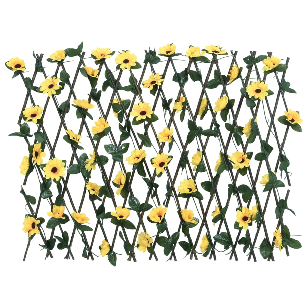 Artificial Ivy Trellis Expandable Yellow 180x60 cm