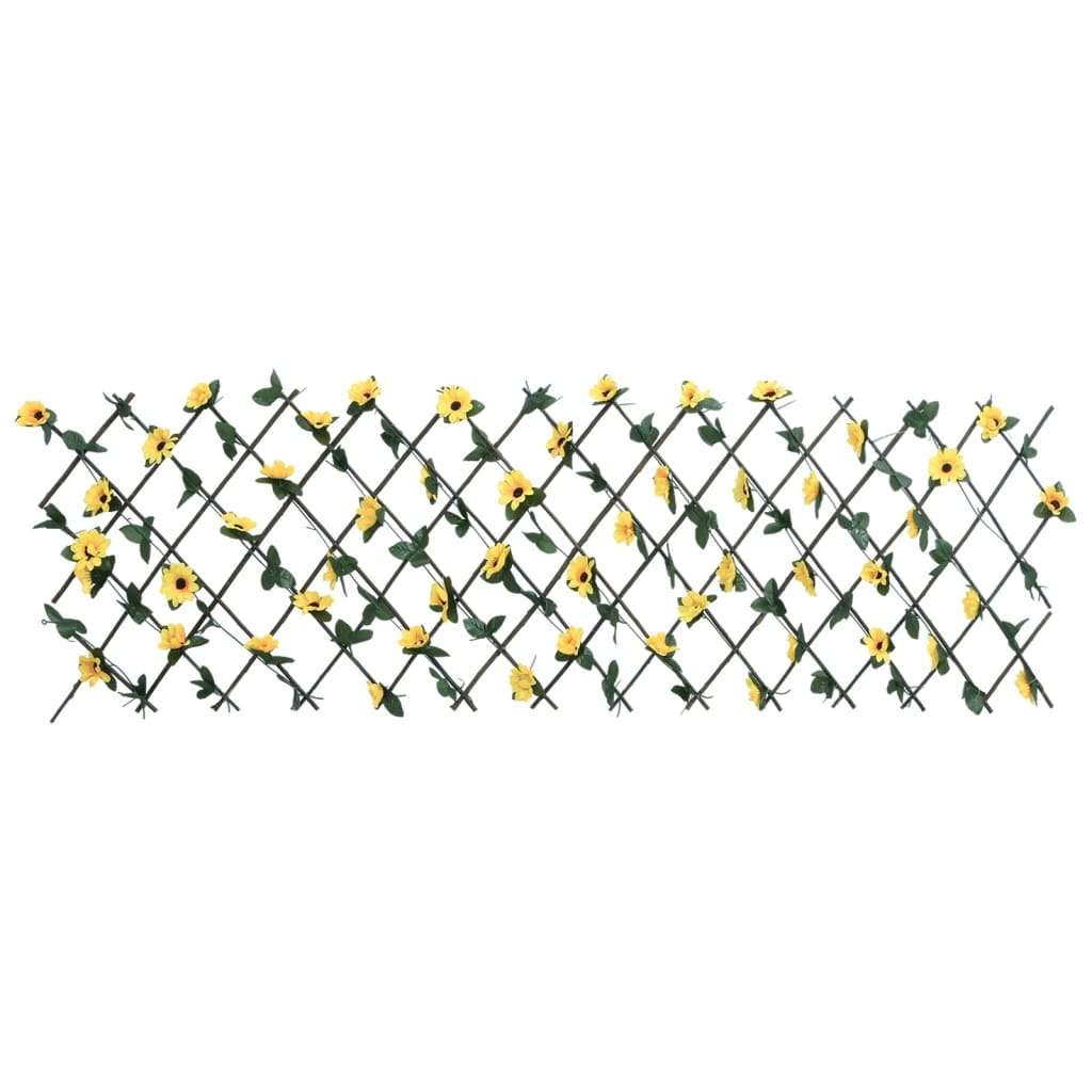 Artificial Ivy Trellis Expandable Yellow 180x60 cm