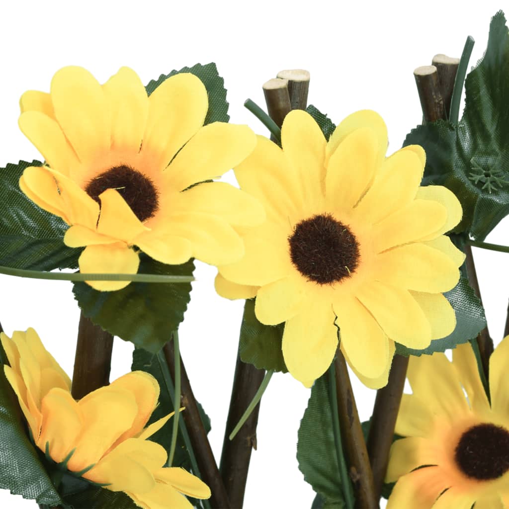 Artificial Ivy Trellis Expandable Yellow 180x60 cm