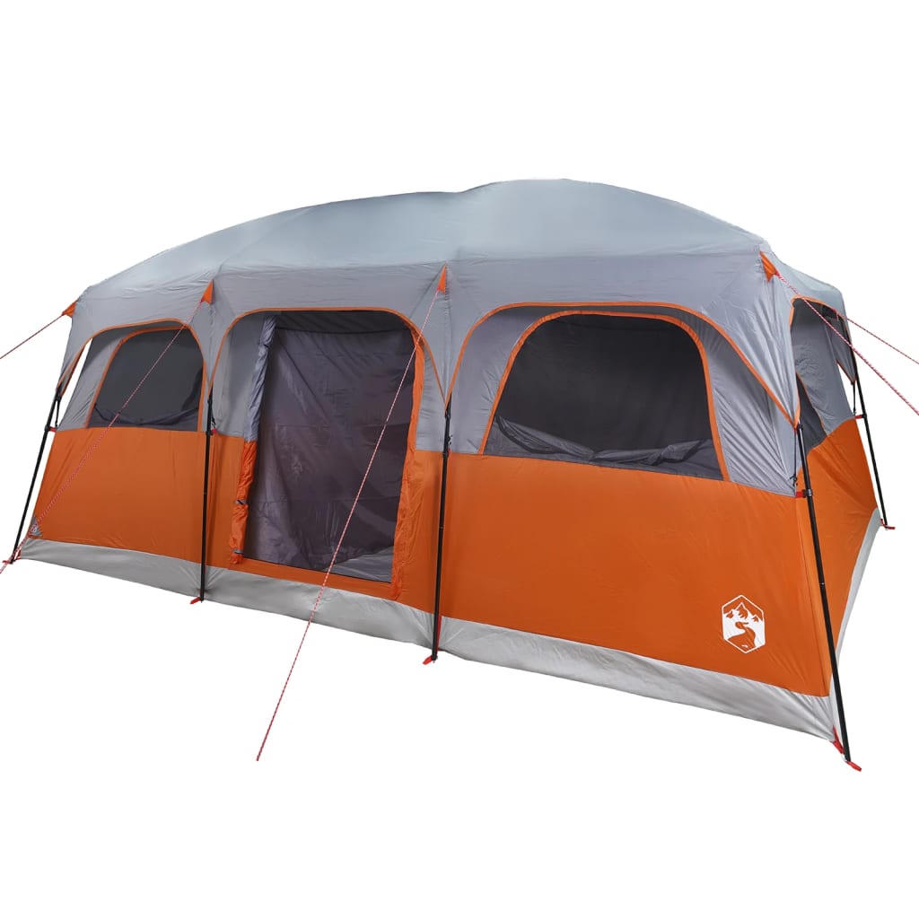 Family Tent Cabin 10-Person Grey Waterproof