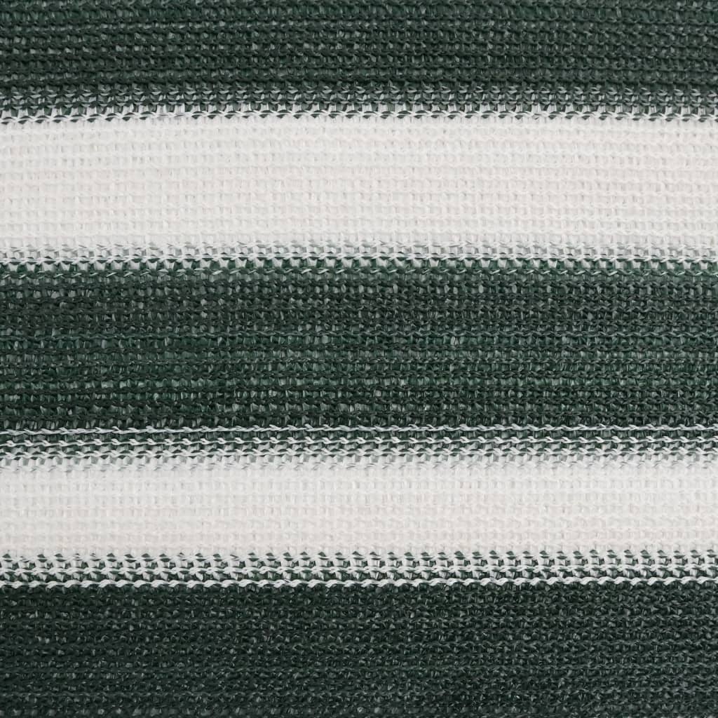 Privacy Net Green and White 1.8x25 m HDPE 75 g/m²