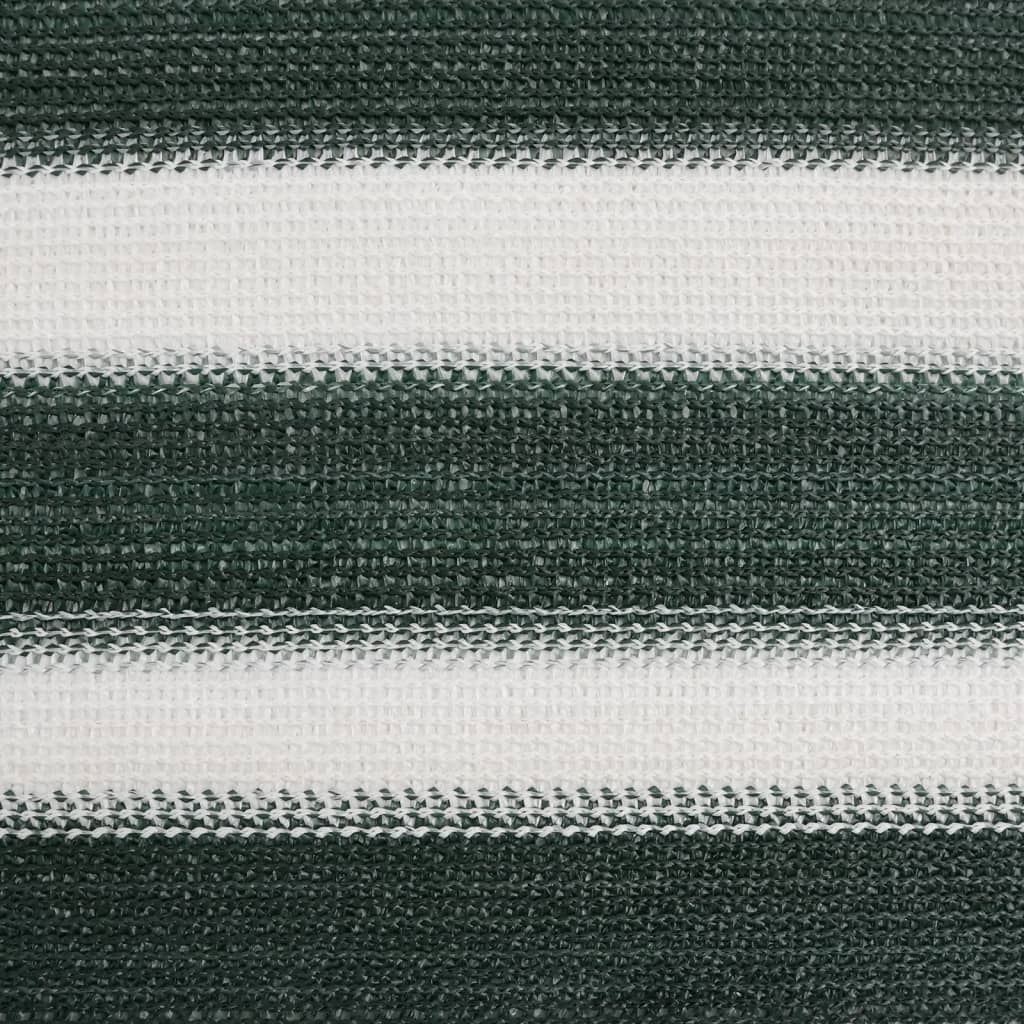 Privacy Net Green and White 3.6x10 m HDPE 75 g/m²