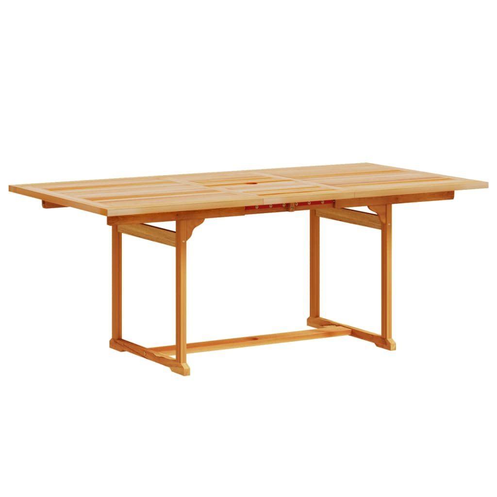 5 Piece Garden Dining Set Solid Wood Acacia and Textilene