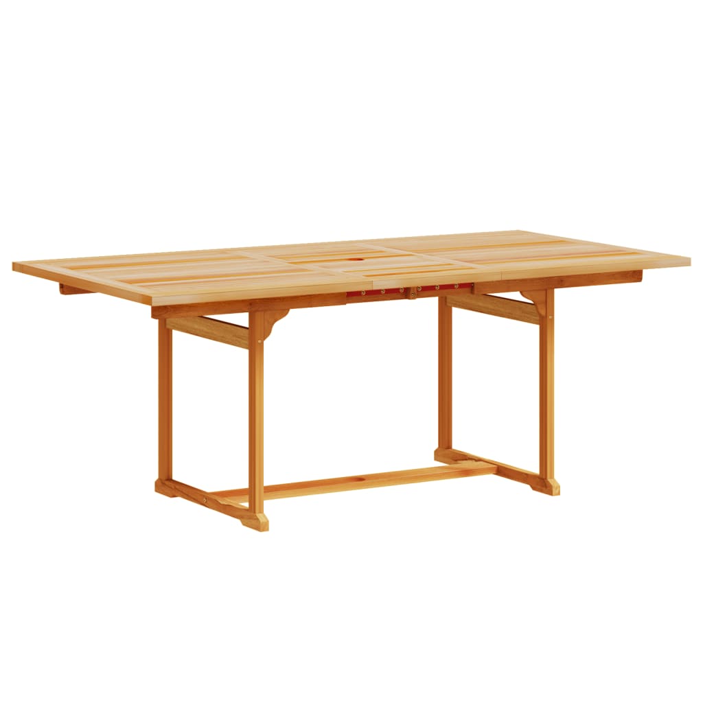 5 Piece Garden Dining Set Solid Wood Acacia and Textilene