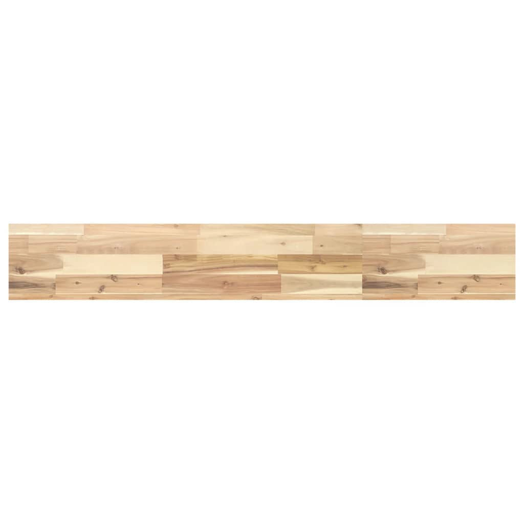 Floating Shelves 2 pcs 140x20x4 cm Untreated Solid Wood Acacia