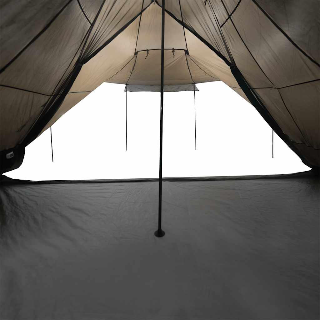 Family Tent Tipi 8-Person Brown Waterproof