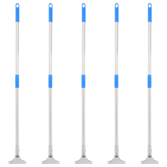 Floor Squeegee Handles 5 pcs 119.5 cm Steel and Plastic