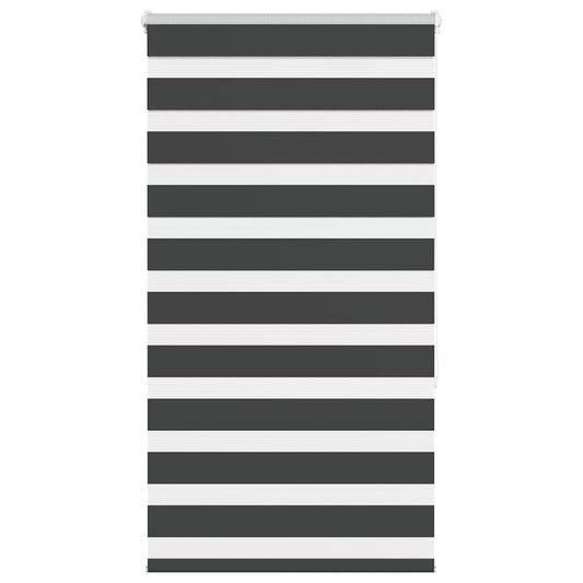 Zebra Blind Black 80x150 cm Fabric Width 75.9 cm Polyester
