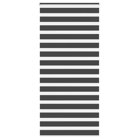Zebra Blind Black 110x230 cm Fabric Width 105.9 cm Polyester