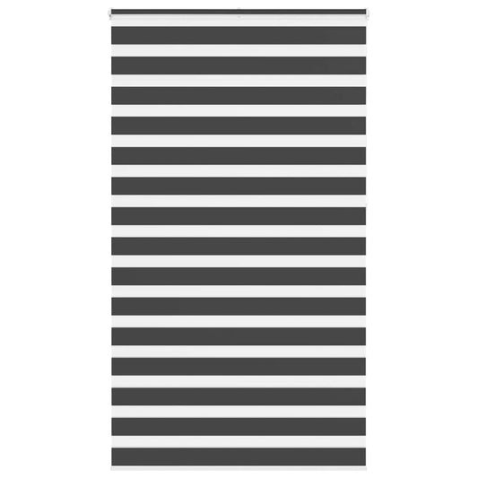 Zebra Blind Black 135x230 cm Fabric Width 130.9 cm Polyester