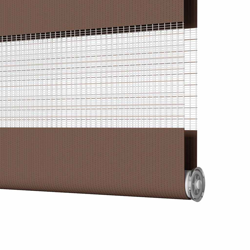 Zebra Blind Brown 45x200 cm Fabric Width 40.9 cm Polyester