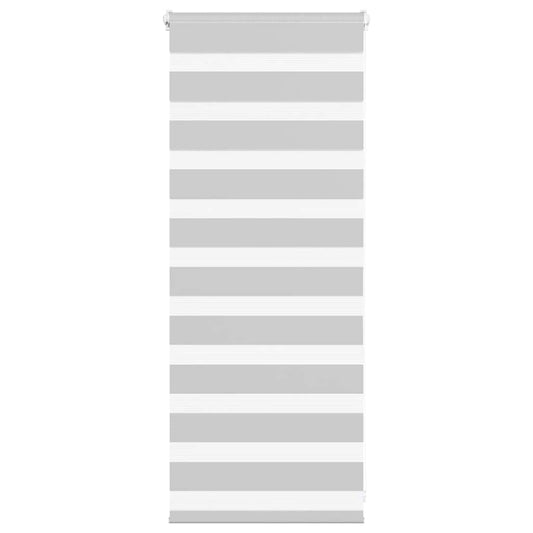 Zebra Blind Light Grey 65x100 cm Fabric Width 60.9 cm Polyester