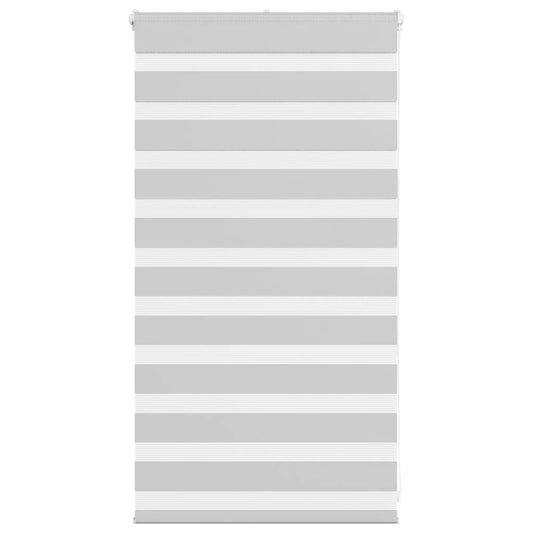 Zebra Blind Light Grey 85x100 cm Fabric Width 80.9 cm Polyester