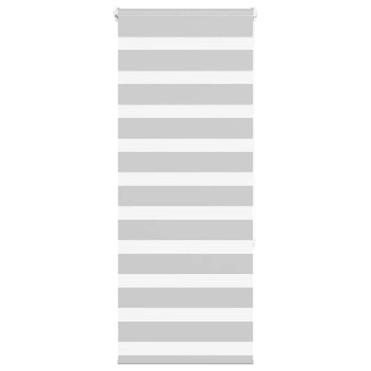 Zebra Blind Light Grey 55x150 cm Fabric Width 50.9 cm Polyester
