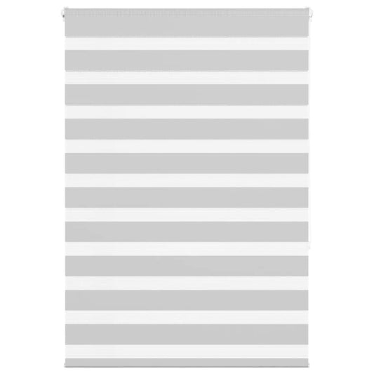 Zebra Blind Light Grey 95x150 cm Fabric Width 90.9 cm Polyester